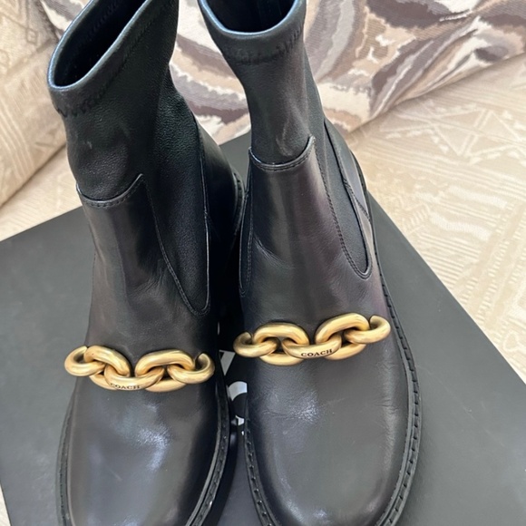 Coach Kenna Leather Booties - Picture 3 of 11